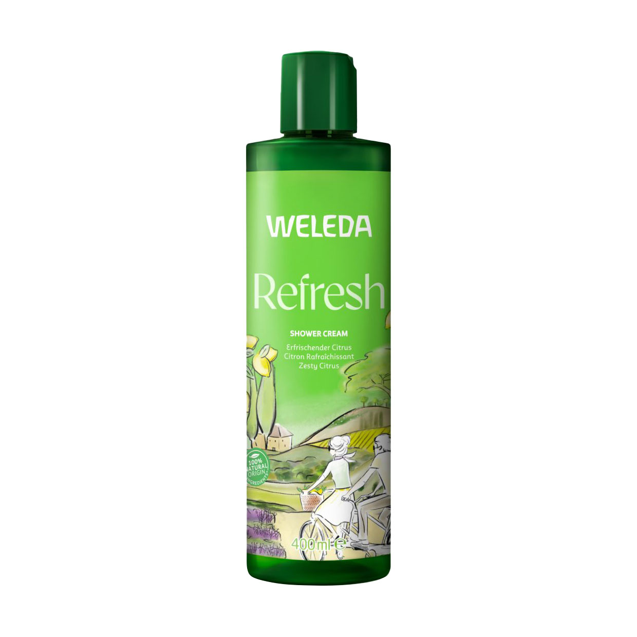 Освіжувальний крем-гель для душу Weleda Refresh Shower Cream Цитрусовий, 400 мл